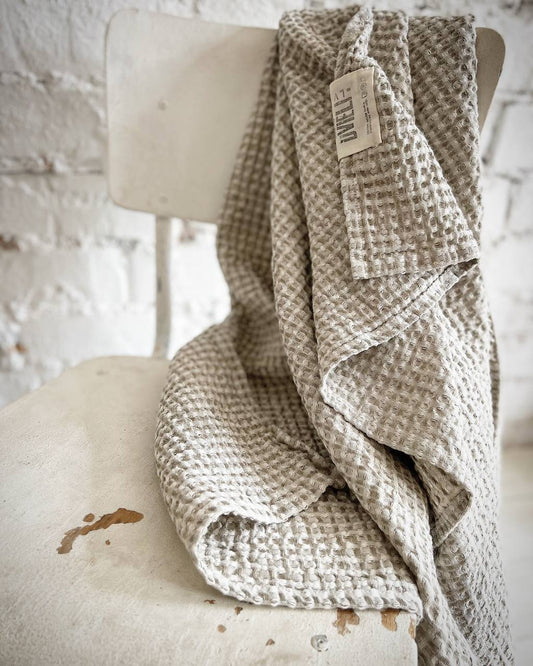 Linen Sauna Towel | BROWN