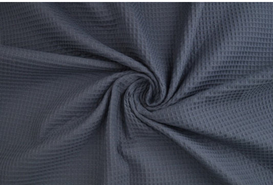 Waffle Fabric Towel / DARK GREY