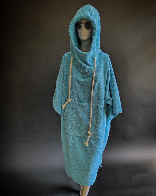 Pončo unisex - zils