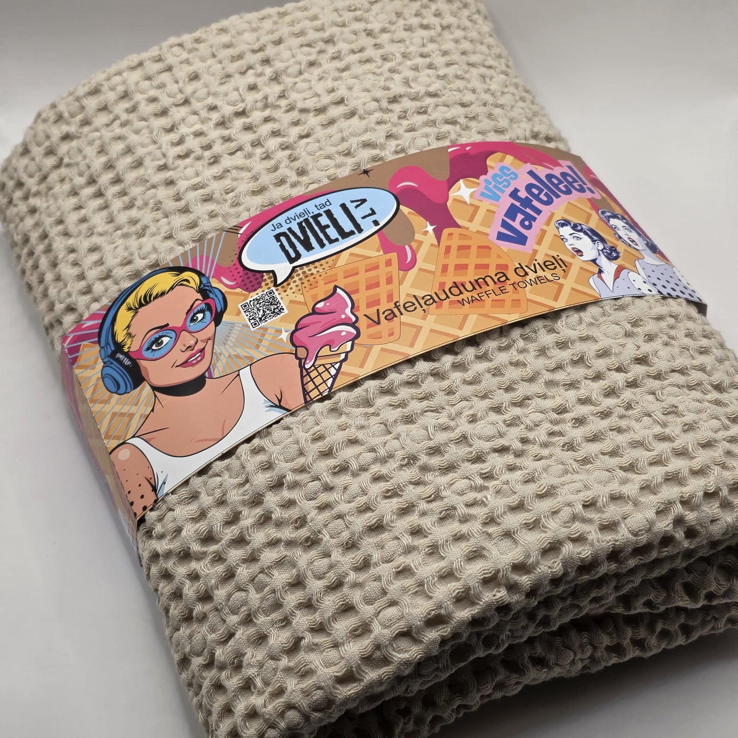 Linen Sauna Towel | CREAM