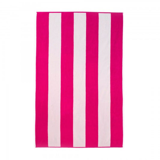 Pludmales/vannas dvielis - rozā svītras