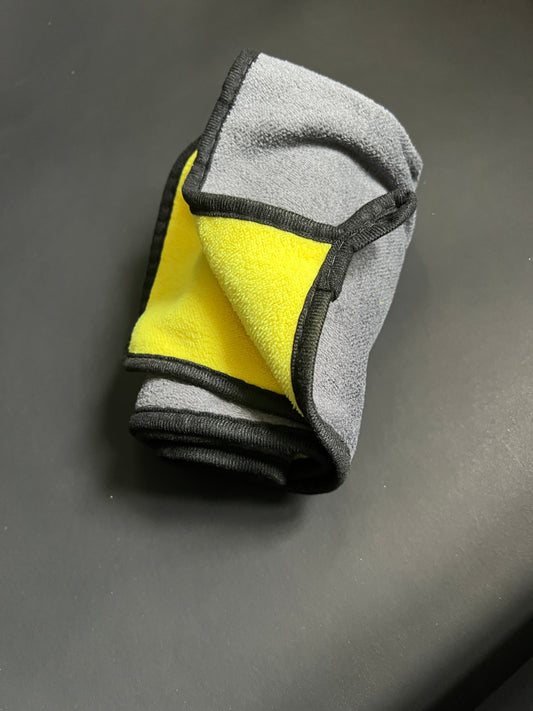 Automašīnas salona dvielis / tīrāmā lupatiņa 25x25cm / dzeltens