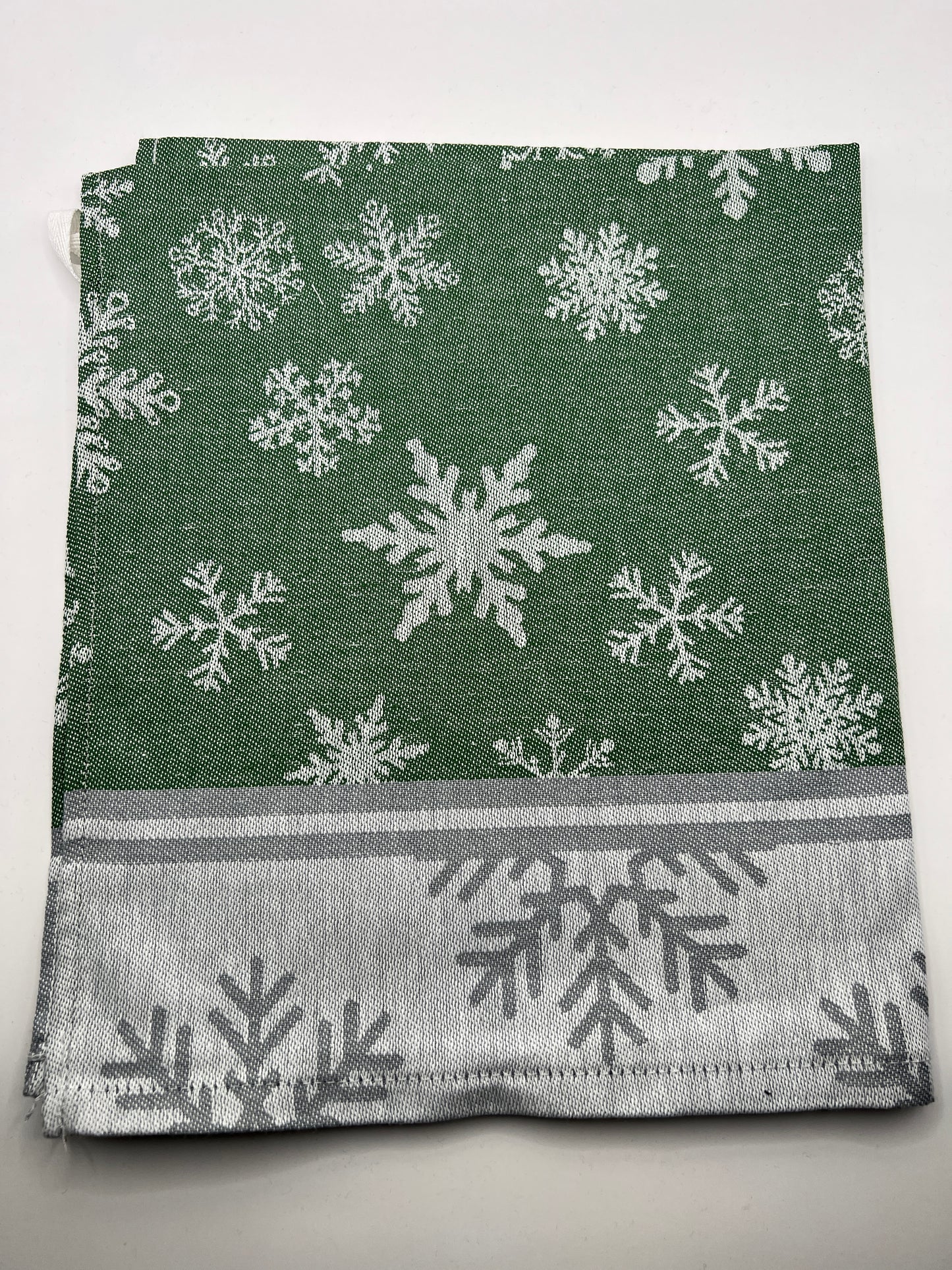 Virtuves dvielis - ZSV zaļās sniegpārslas / JAUNUMS!