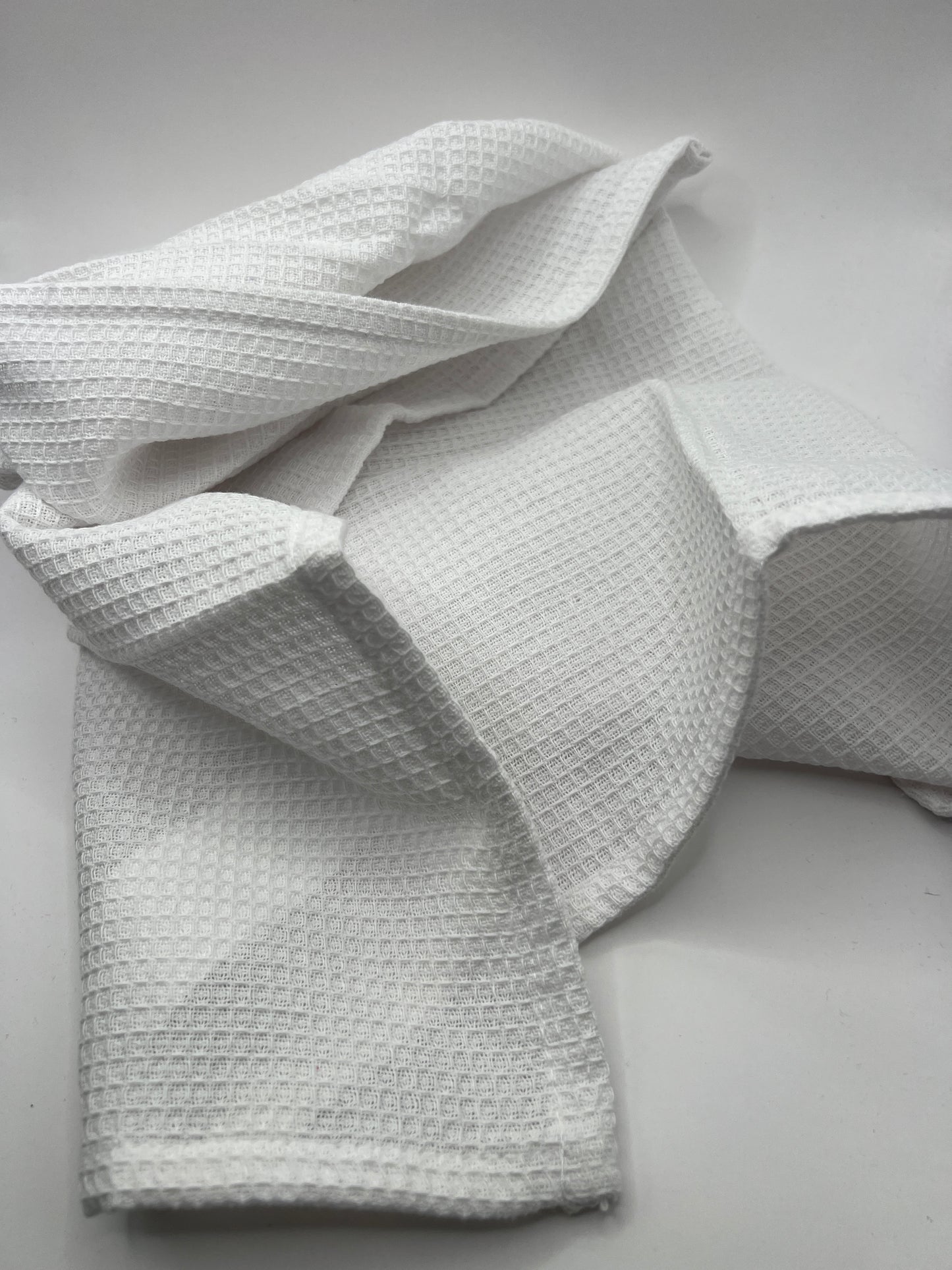 Virtuves dvielis - balta vafele