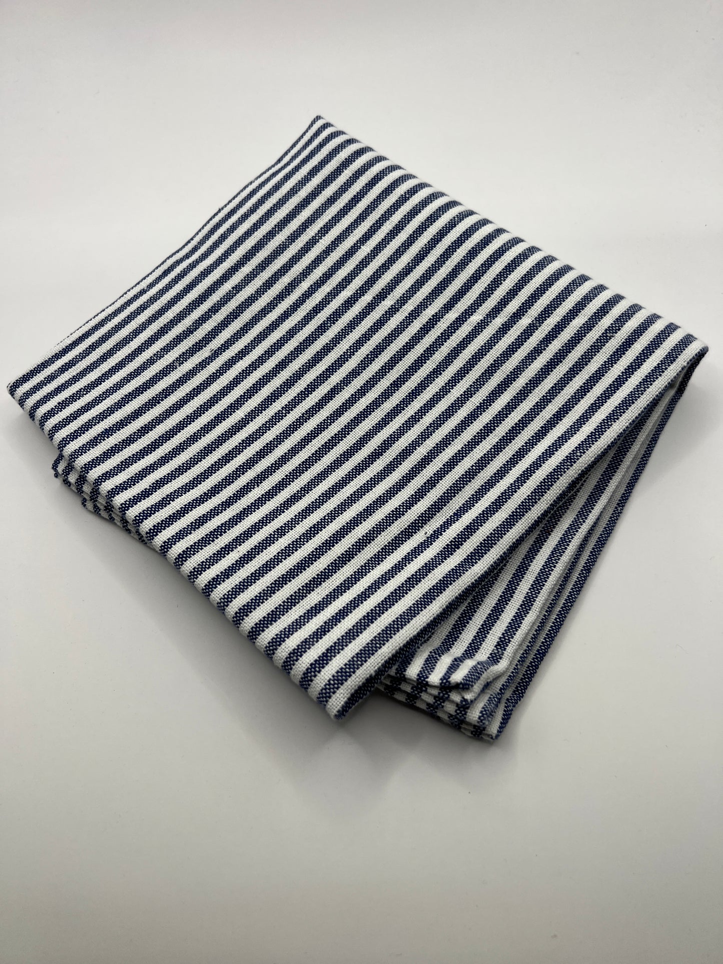 Virtuves dvielis - zils svītrains