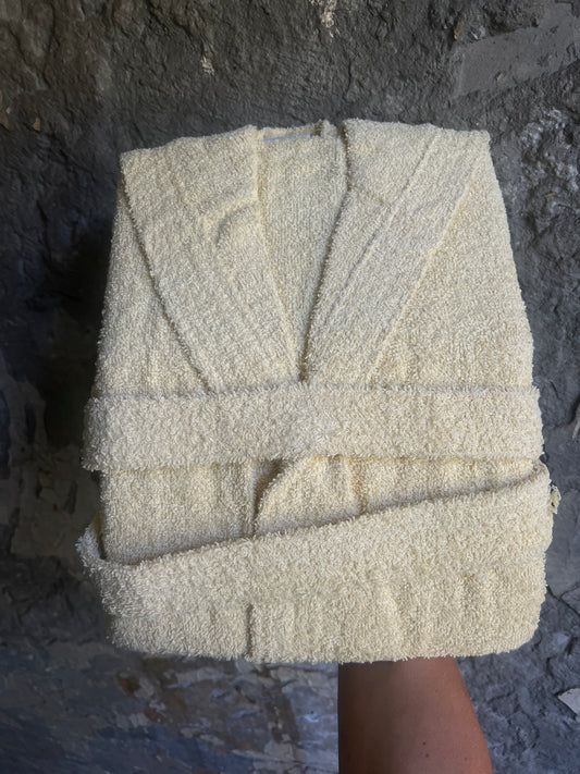 Frotē vannas halāts - GAIŠI DZELTENS