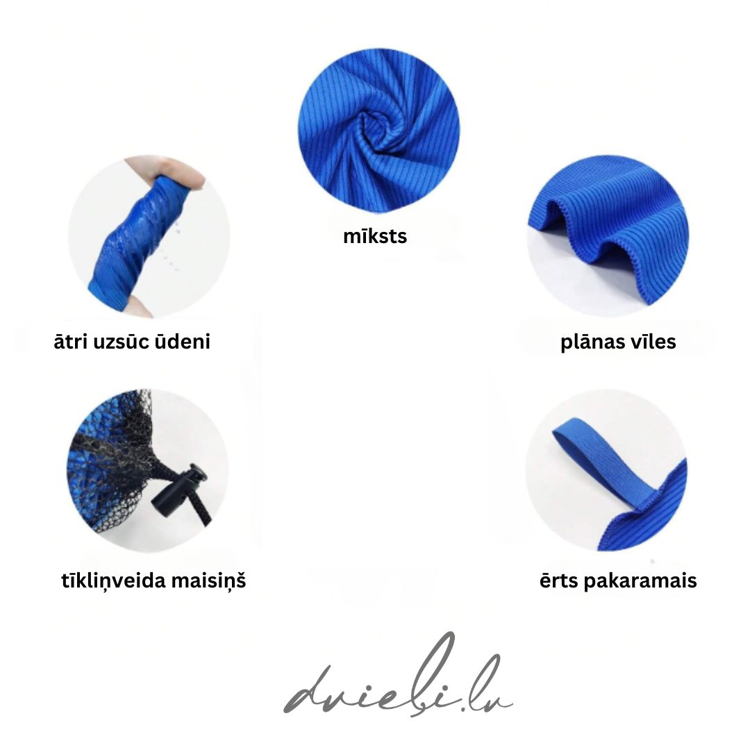Mikrošķiedras dvielis / sarkans