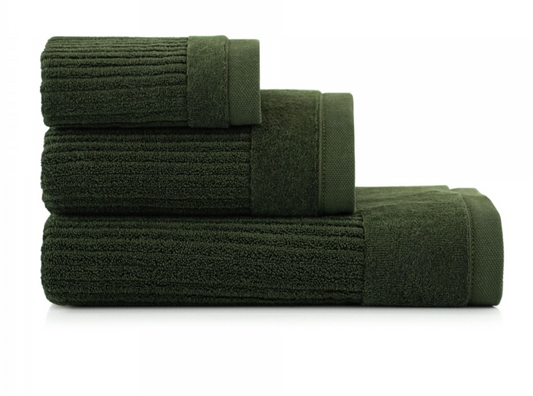 Dvielis TUUL Egiptuse puuvillast / 2 suurust / tume roheline