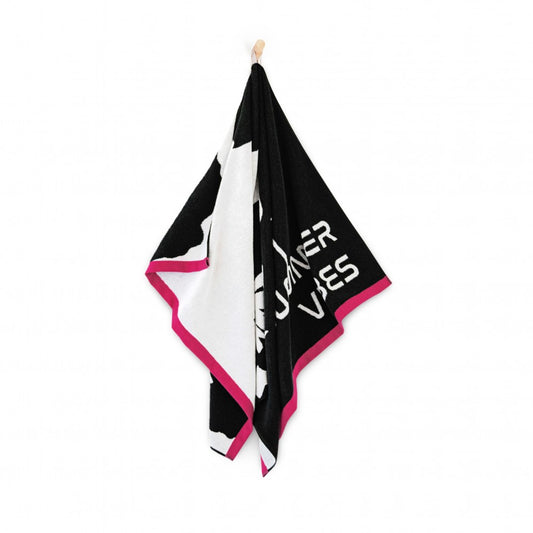 Pludmales/vannas dvielis - melnā dāma