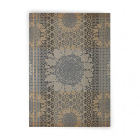 Virtuves dvielis - saulespuķe pelēka