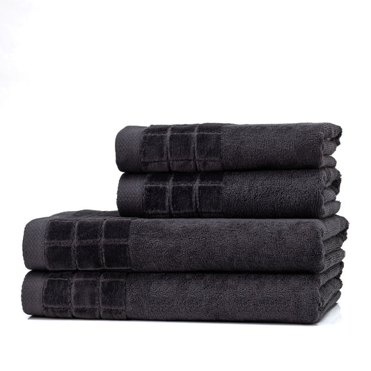 Dvielis kvadrāti  / 2 izmēri - TUMŠI PELĒKS