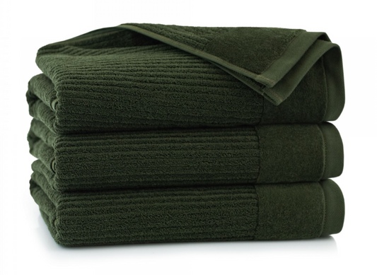 Dvielis TUUL Egiptuse puuvillast / 2 suurust / tume roheline