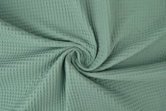 Waffle Fabric Towel / SAGE GREEN