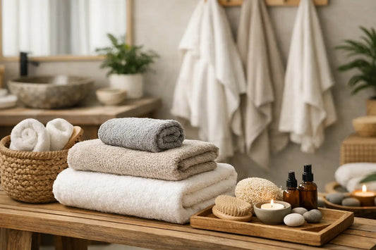 Spa stiilis vannitoa tekstiilid oma koju