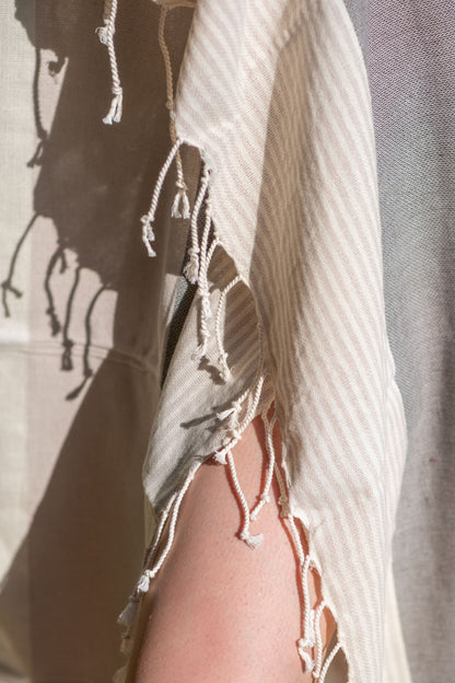 Beach Towel Apola - grey/white