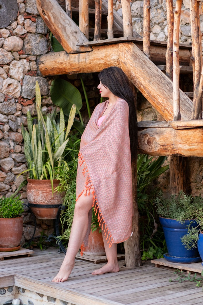 Beach Towel Kopal - orange