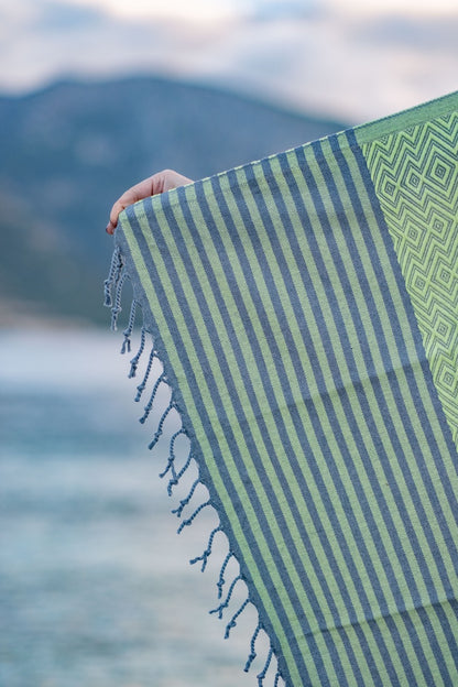 Beach Towel Tila - green