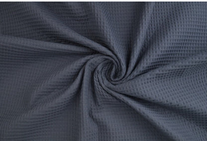 Vafeļauduma dvielis / TUMŠI PELĒKS