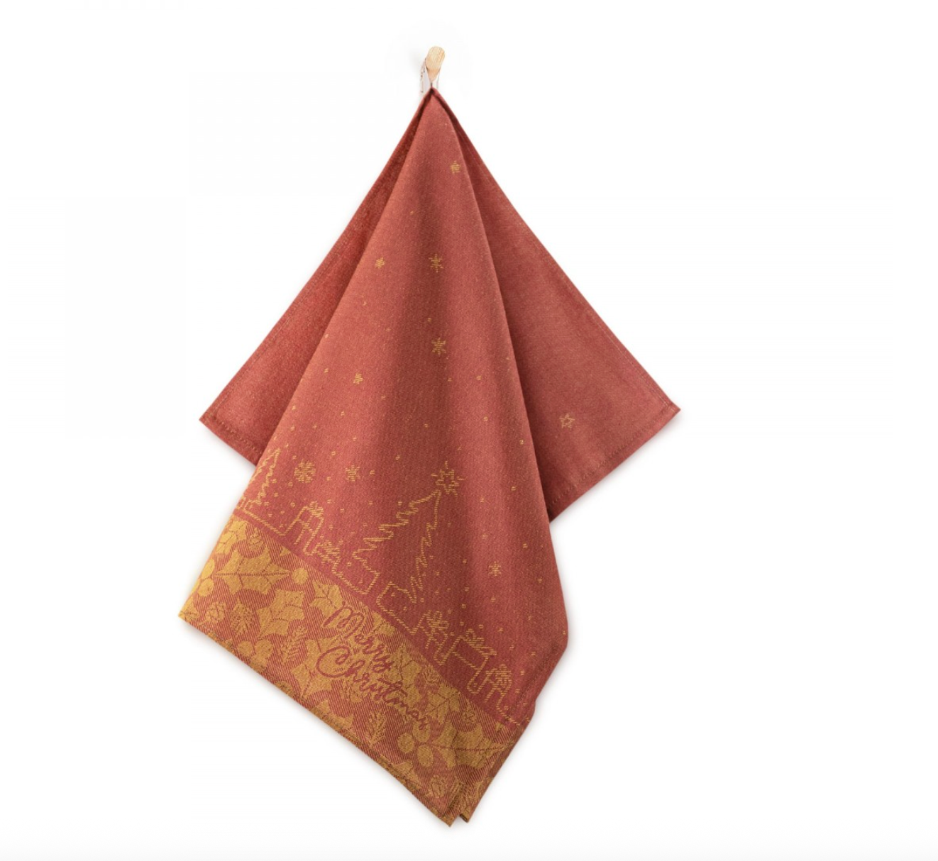 Kitchen Towel - Christmas tree / red