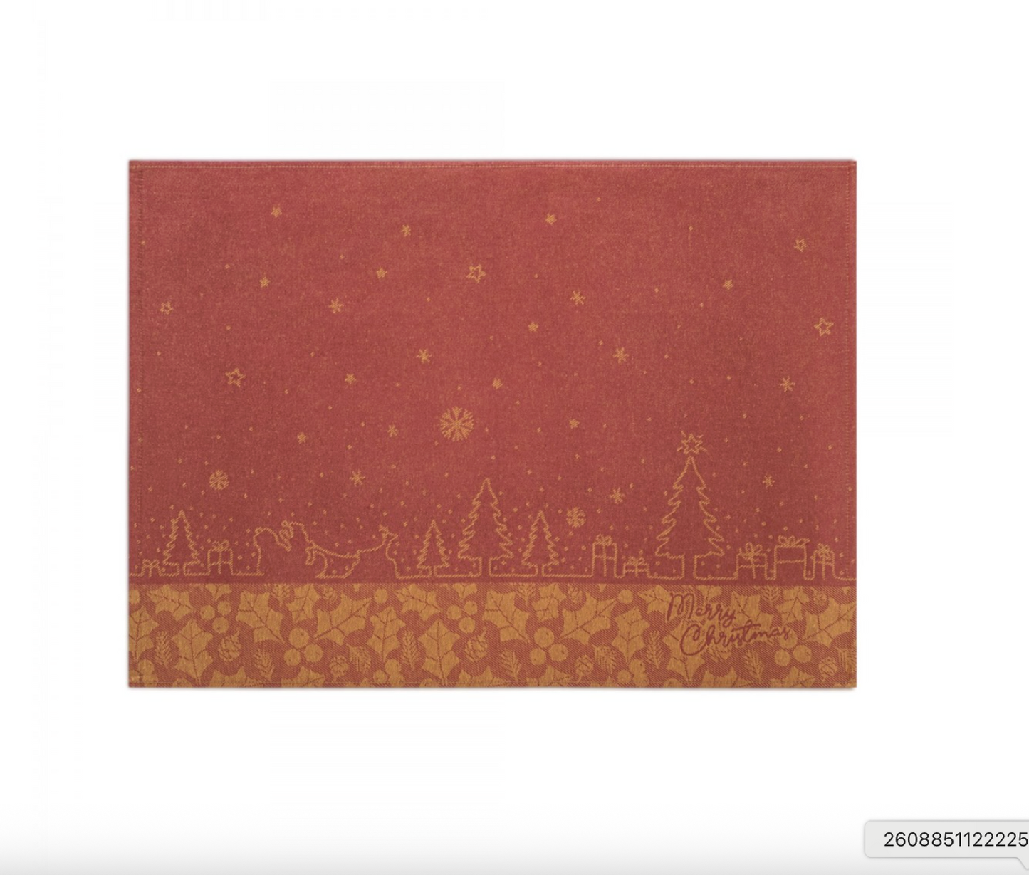 Kitchen Towel - Christmas tree / red