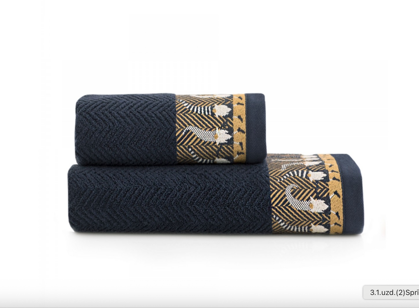 Bath Towel - Gnome / navy