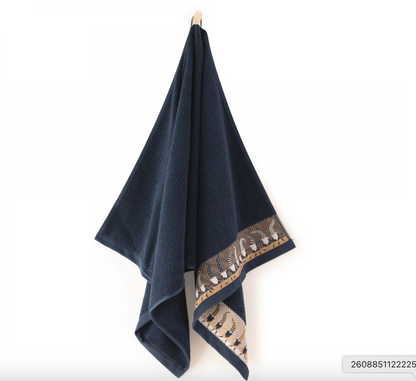 Bath Towel - Gnome / navy