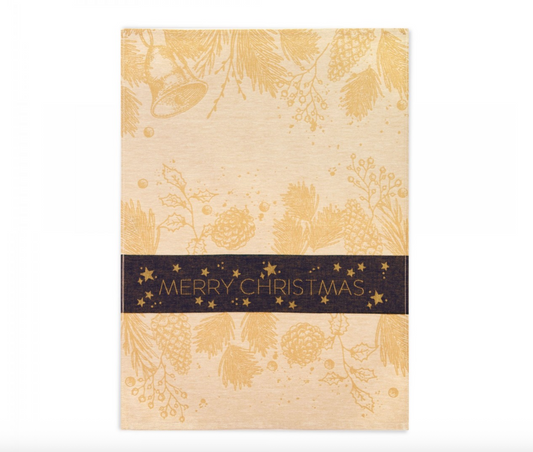 Kitchen Towel - Merry Christmas / beige