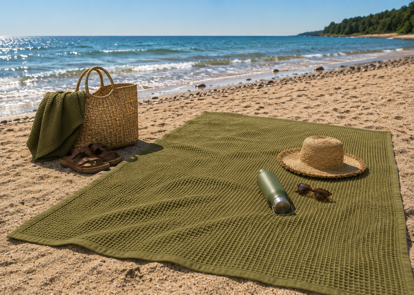 Beach Towel / GREEN