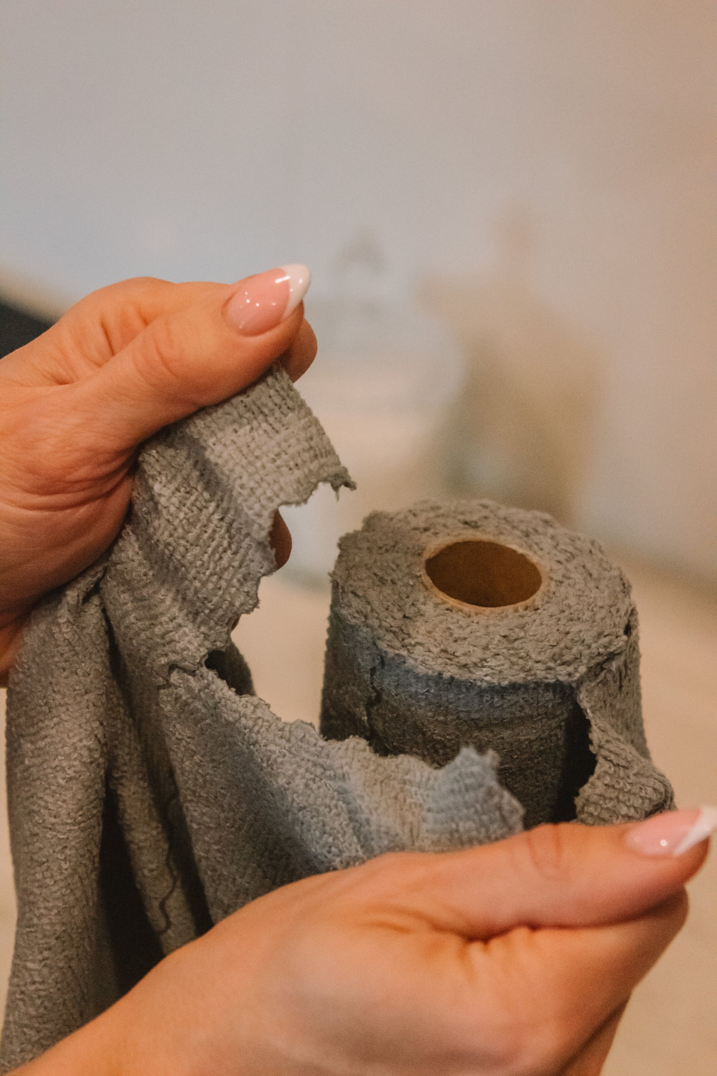 Noplēšami mikrošķiedras dvieļi rullī, 50gb 30x30cm