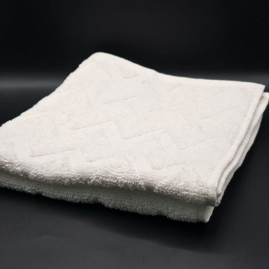 Frotē dvielis, balts, 50x100cm