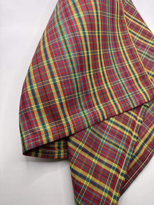 Virtuves dvielis  - sarkans rūtains