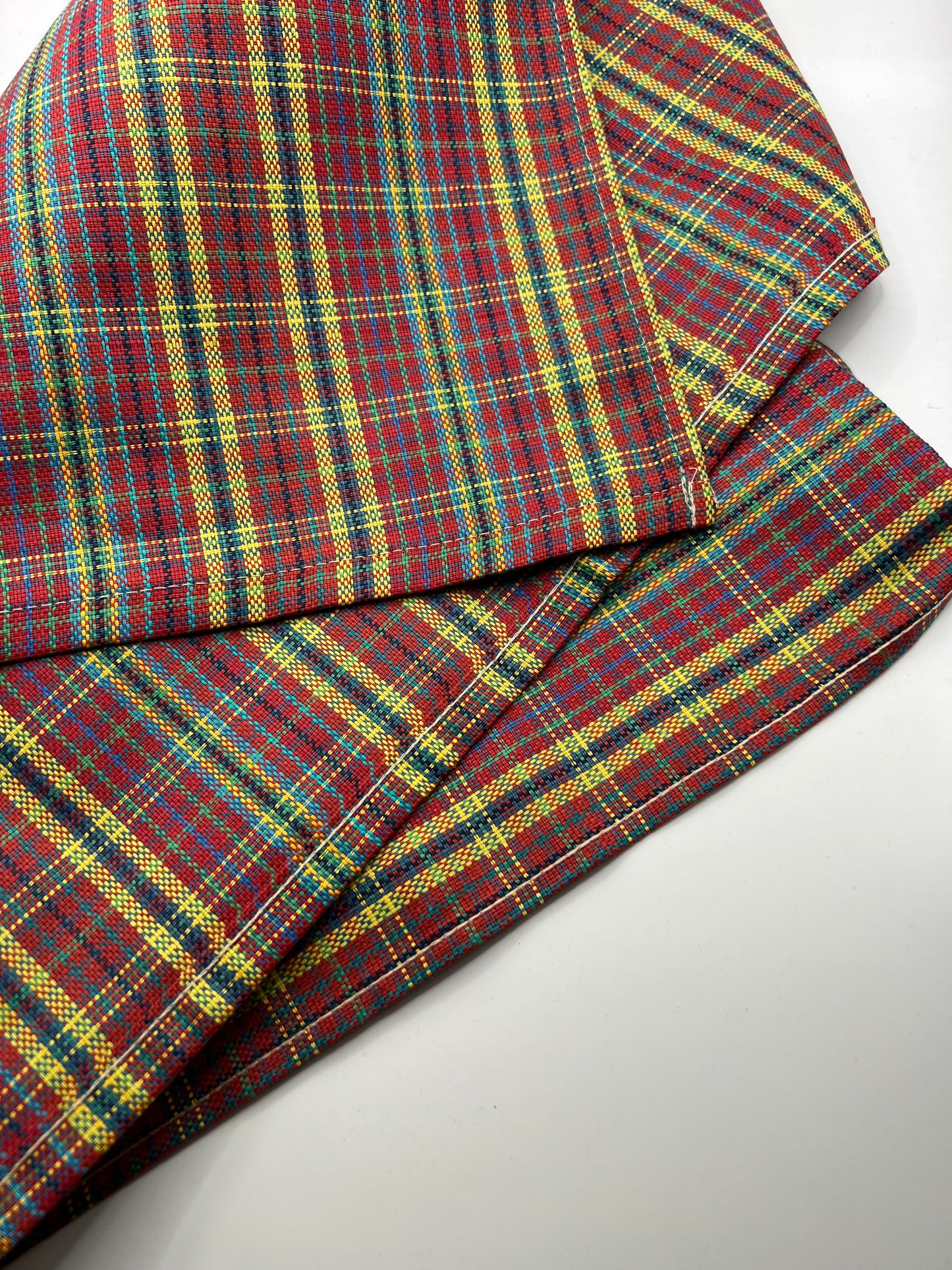 Virtuves dvielis  - sarkans rūtains