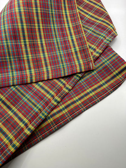 Virtuves dvielis  - sarkans rūtains