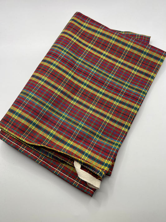 Virtuves dvielis  - sarkans rūtains