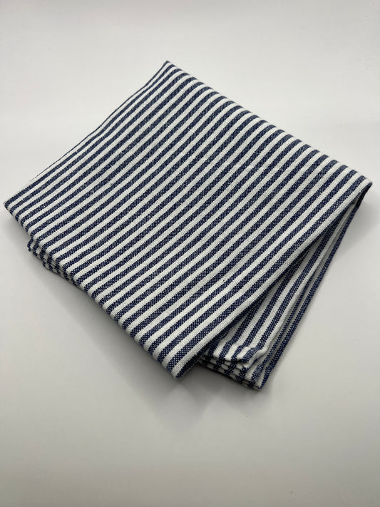 Virtuves dvielis  - zils svītrains