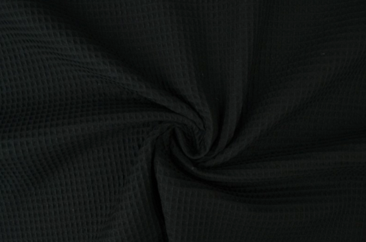 Vafeļauduma dvielis / MELNS