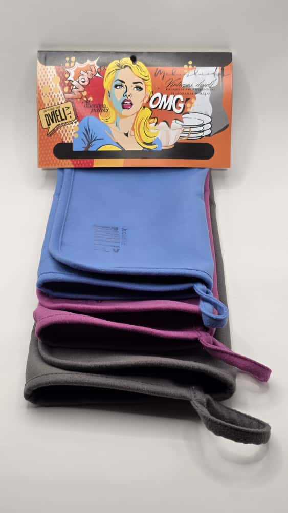 Virtuves dvieļu komplekts - zils