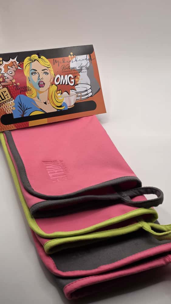 Kitchen towel set - pink