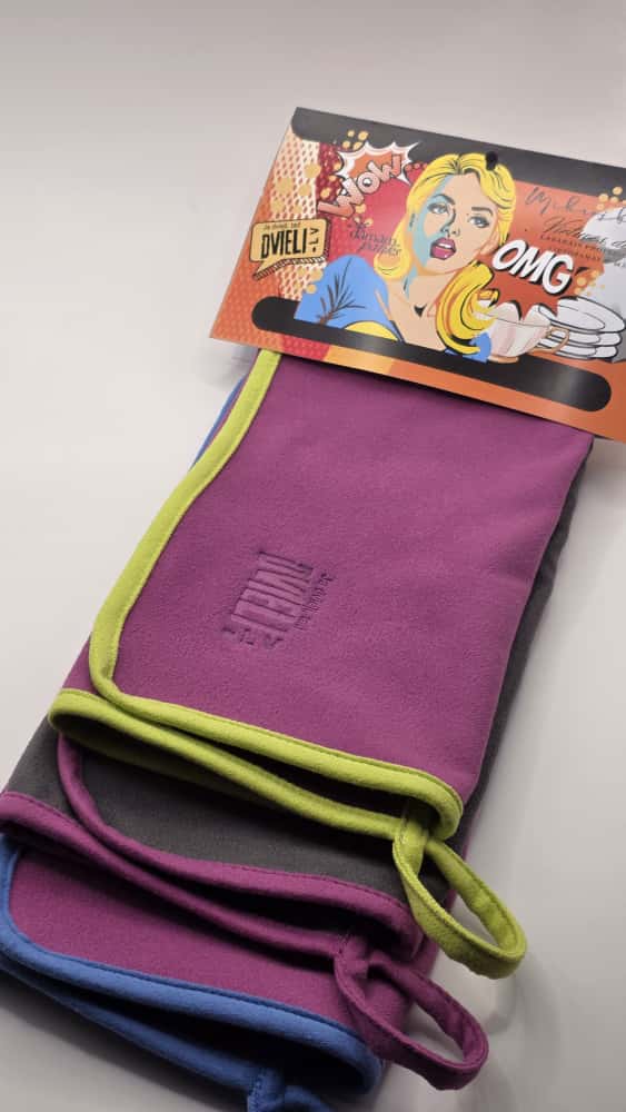 Virtuves dvieļu komplekts - ceriņu 