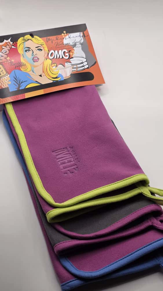 Virtuves dvieļu komplekts - ceriņu 