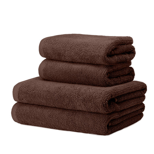 Biezais frotē dvielis - TUMŠI BRŪNS