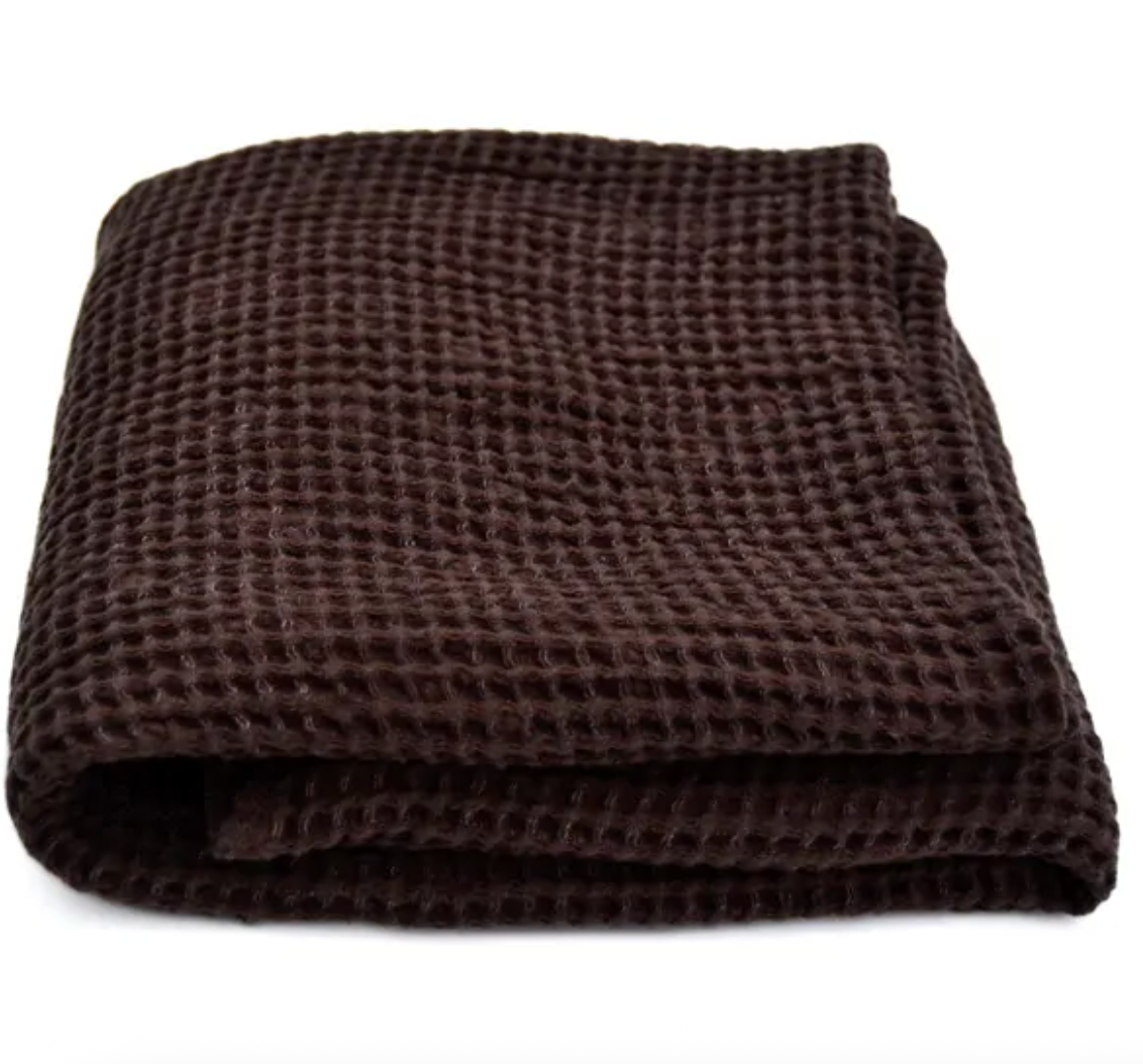 Lina pirts/vannas dvielis | TUMŠI BRŪNS (pieejams nosūtīšanai)