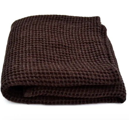 Lina pirts/vannas dvielis | TUMŠI BRŪNS (pieejams nosūtīšanai)