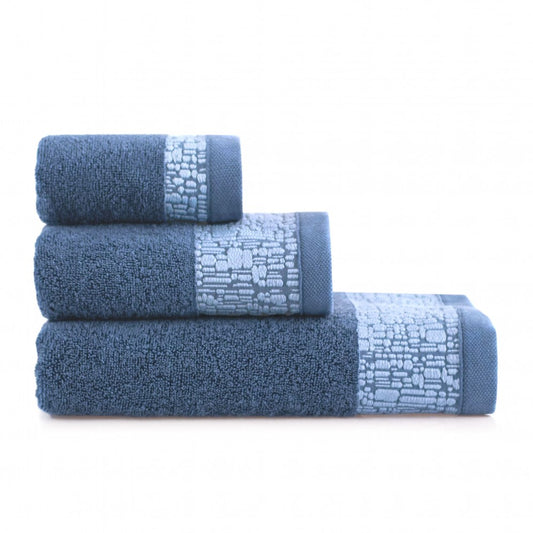 Dvielis marmora / 3 izmēri / zils