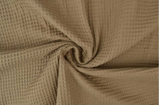 pre-order Waffle Fabric Towel  / LIGHT BROWN