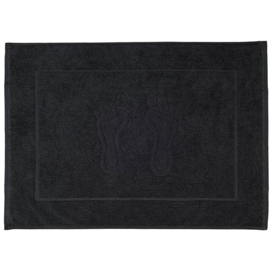 Frotē kāju vannas paklājs / melns