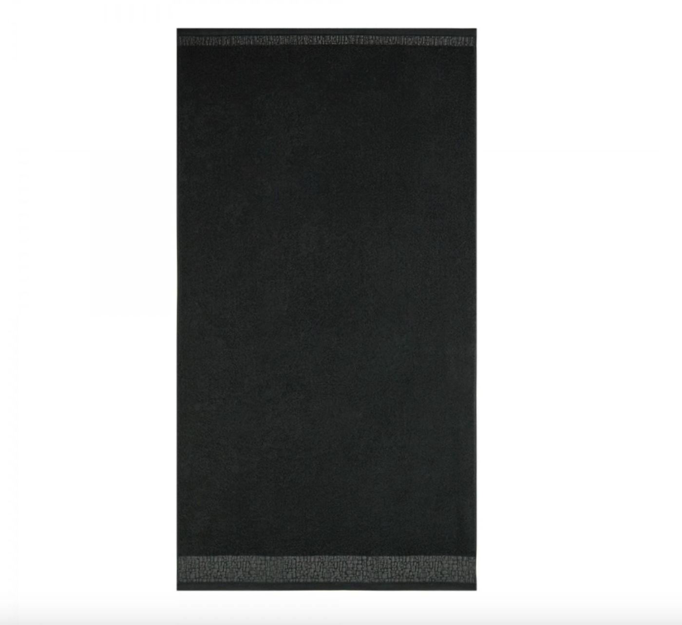 Dvielis marmora / 70x140cm / melns