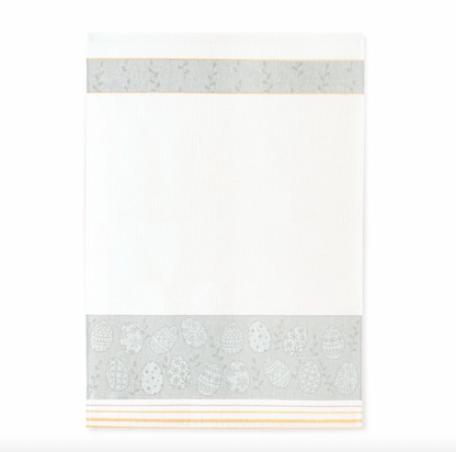 Virtuves dvielis  - Lieldienu olas / dzeltens