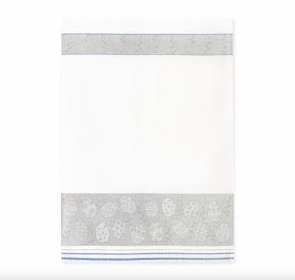 Virtuves dvielis  - Lieldienu olas / zils