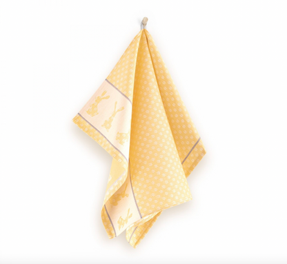 Virtuves dvielis  - zaķis dzeltenais